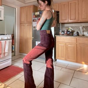 Levi’s ribcage corduroy flares